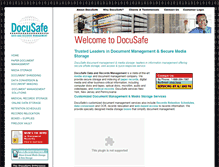 Tablet Screenshot of docusafe.com